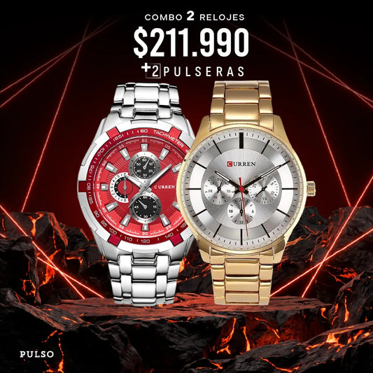 COMBO 696: 2 RELOJES X $211.990