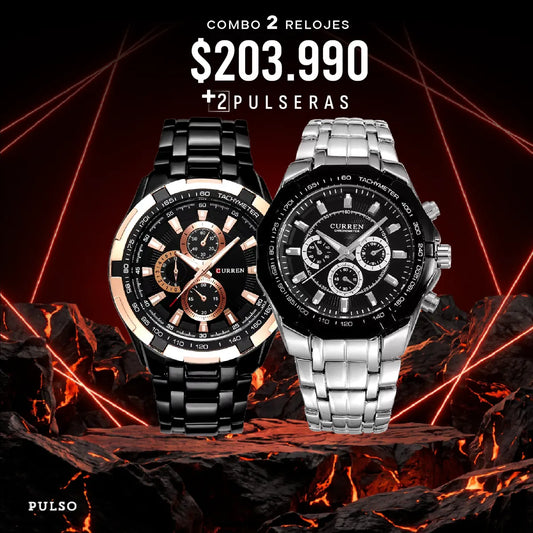 COMBO 699: 2 RELOJES X $203.990