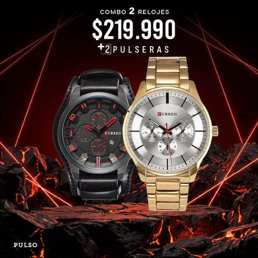 COMBO 702: 2 RELOJES X $219.990
