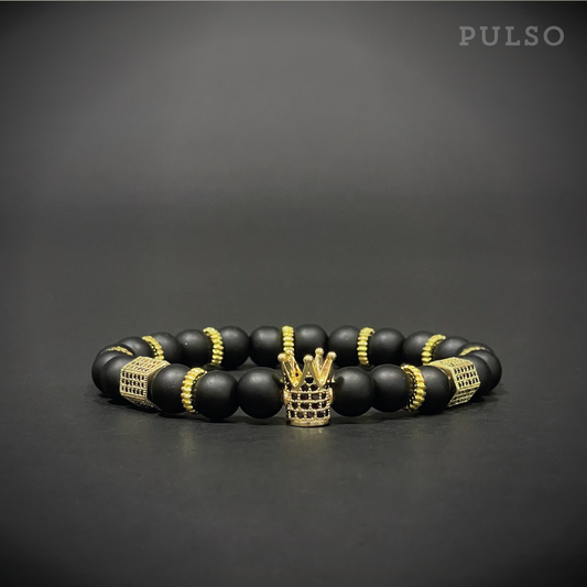 Pulsera Corona Ref: 7035-4 Negro