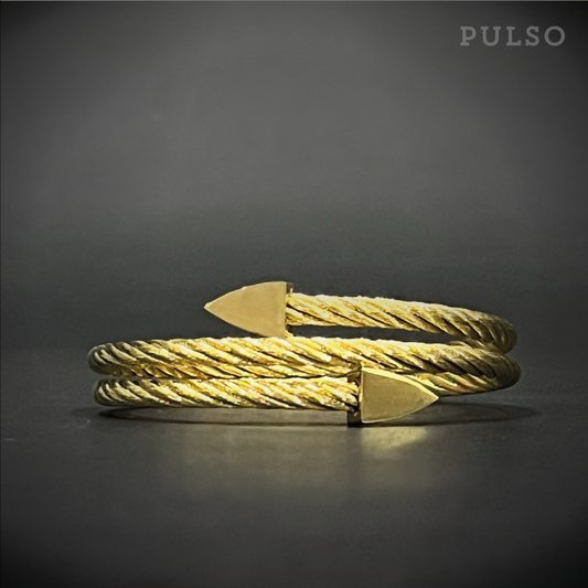 Pulsera Triangulo Ref: 7036-1 Dorado