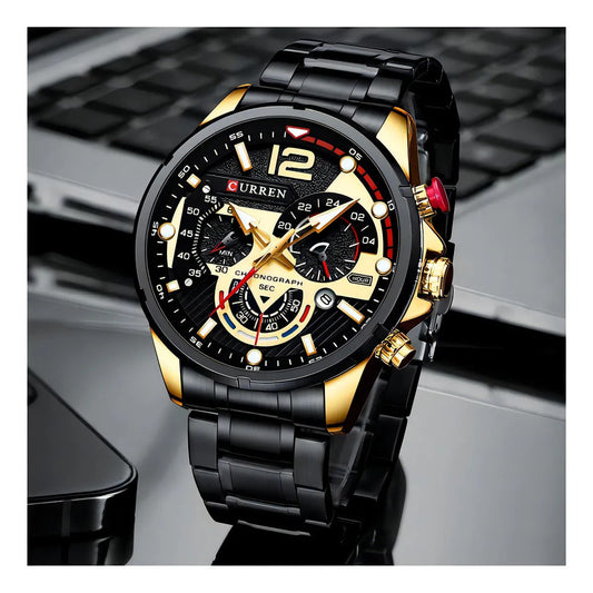 Reloj Curren 8395 Negro Dorado