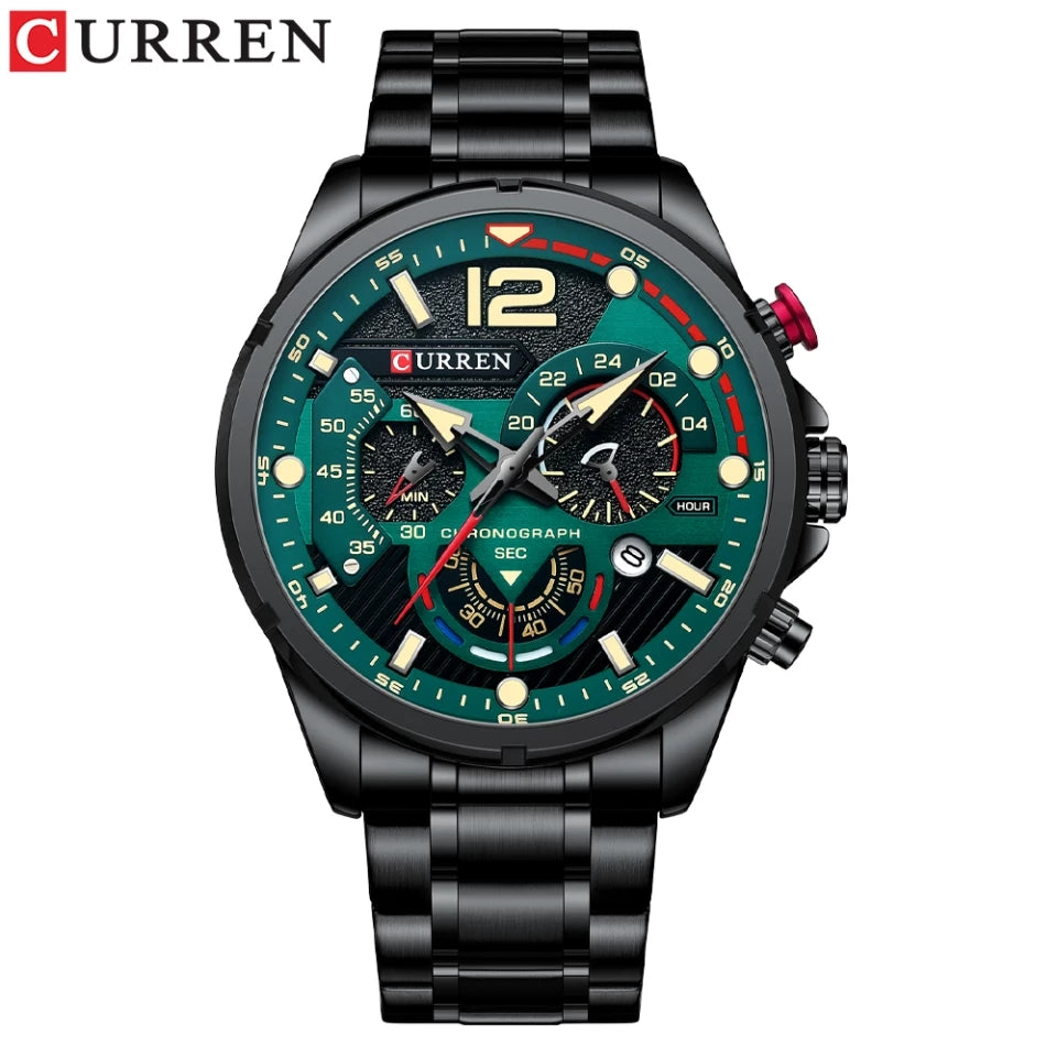 Reloj Curren 8395 Negro Verde