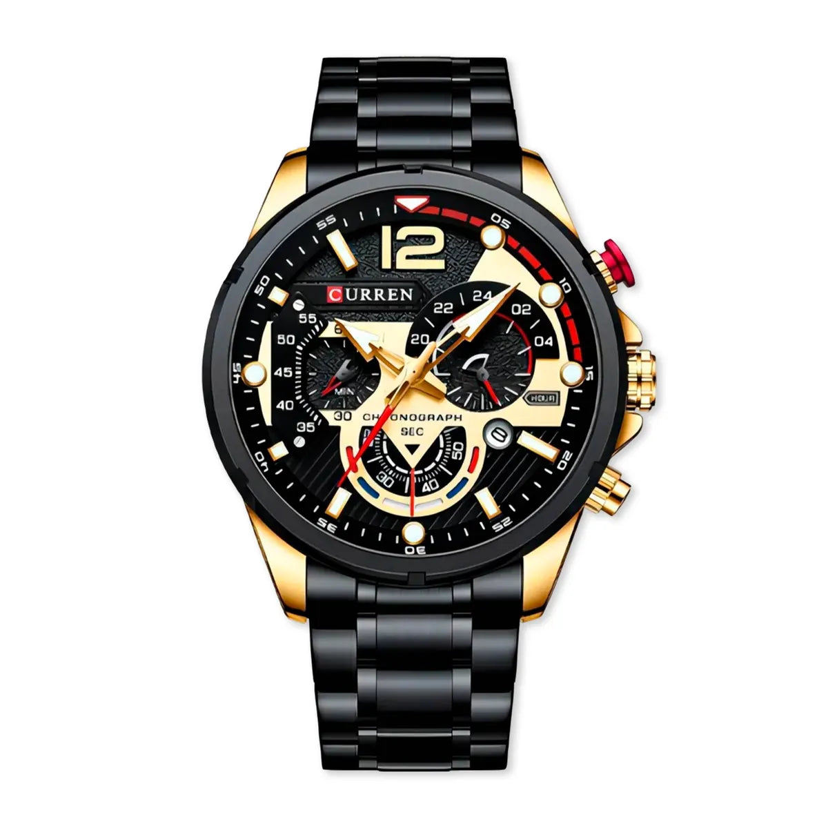 Reloj Curren 8395 Negro Dorado