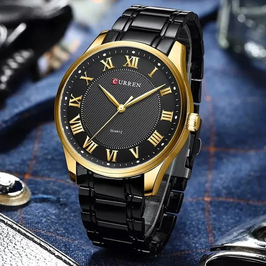 Reloj Curren REF. 750 Negro/Dorado