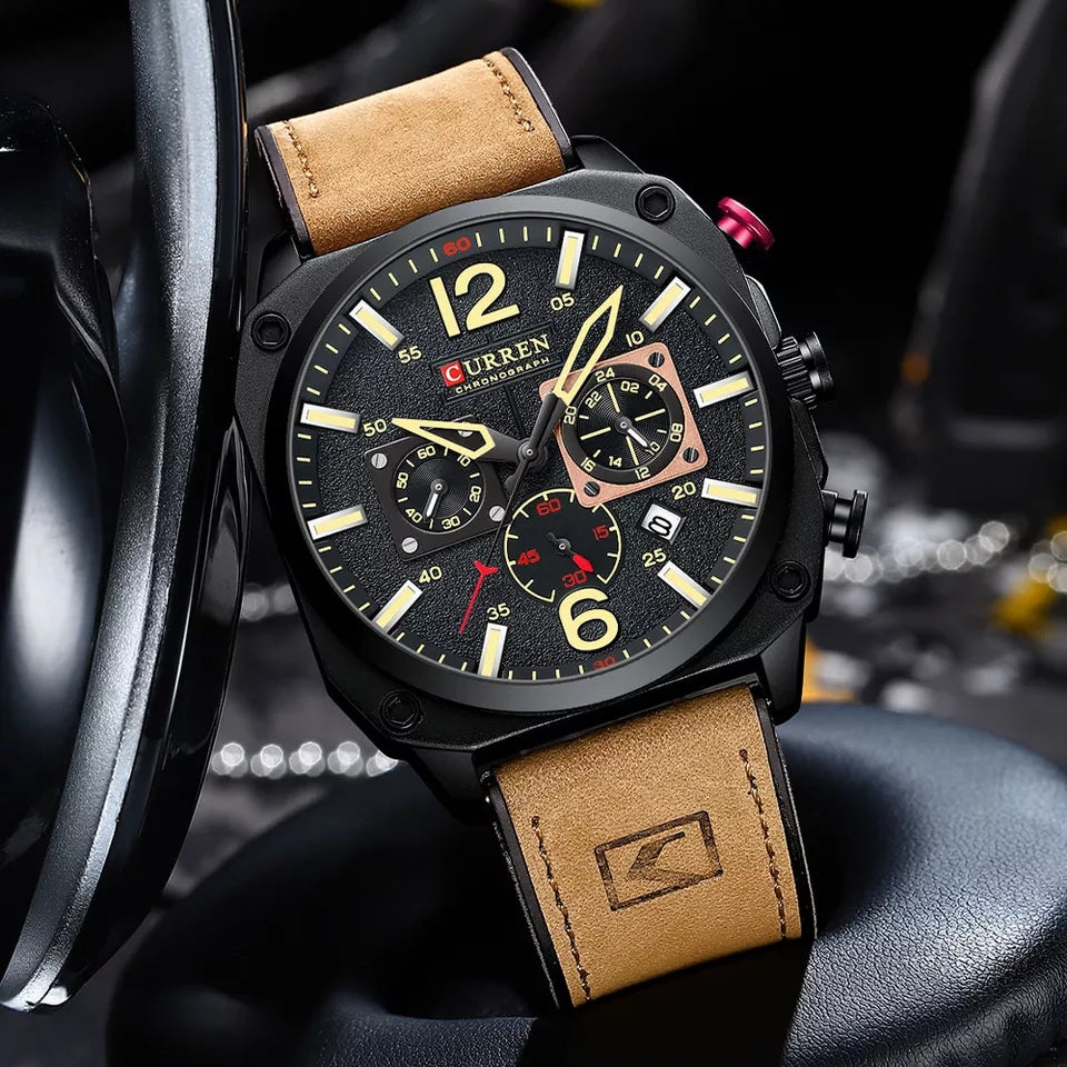 Reloj Curren 8398 Amarillo