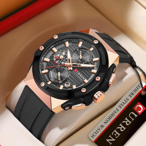 RELOJ CURREN 8462 NEGRO