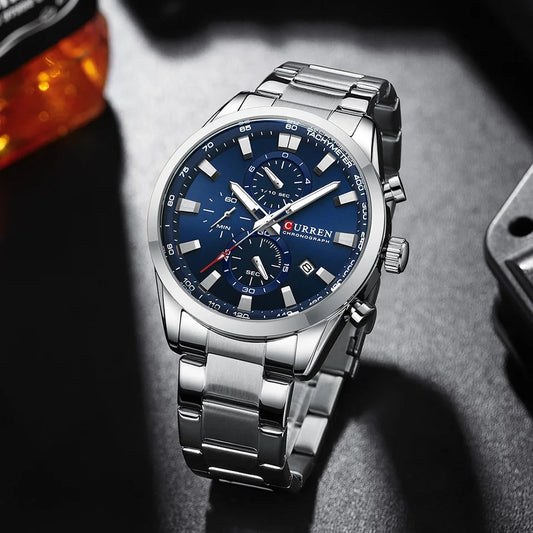 Reloj Curren Ref. 835 Plata/Azul