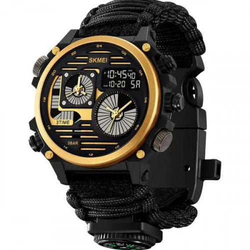 RELOJ DE SUPERVIVENCIA SKMEI 2202 NEGRO