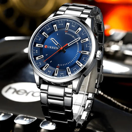 Reloj Curren Ref. 808 Plata/Azúl