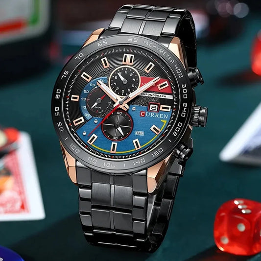 Reloj Curren Ref. 820 Negro/Azul