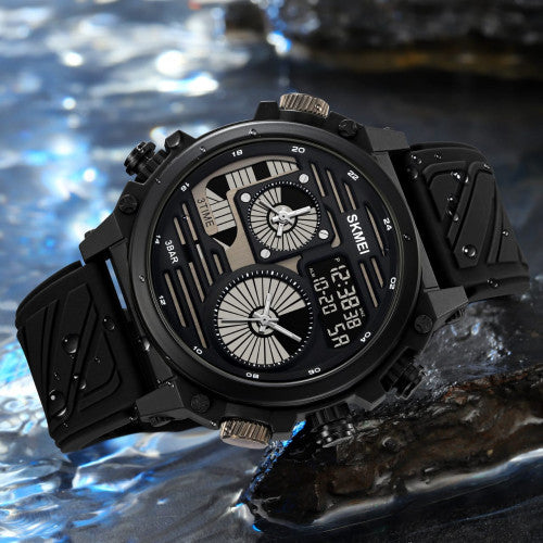 RELOJ SCOTTIE 2202 TODO NEGO SILICONA