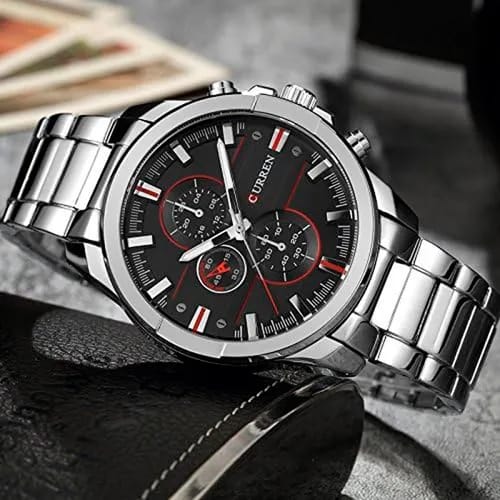 Reloj Curren 871 Plata/Negro