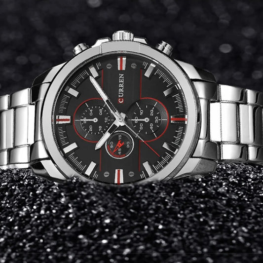 Reloj Curren 871 Plata/Negro