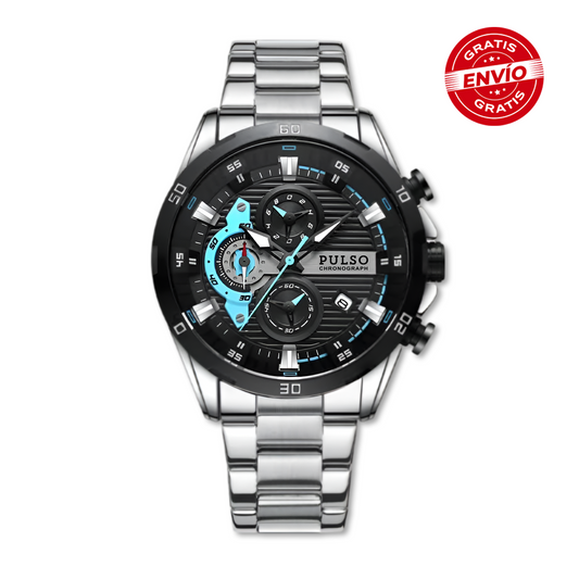 Reloj PULSO REF. 878 Plata/Azul