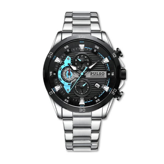 Reloj PULSO REF. 878 Plata/Azul