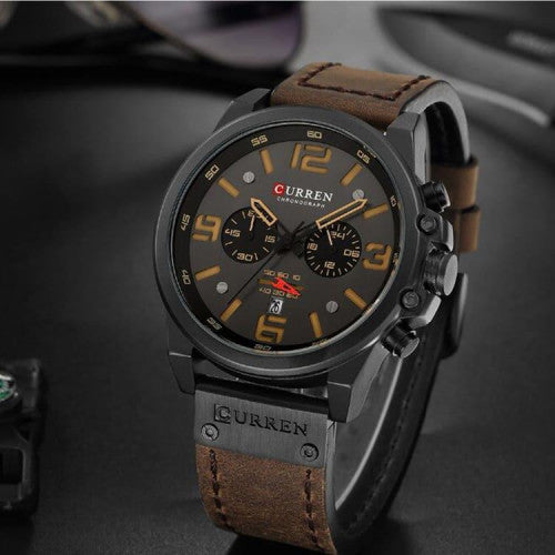 CURREN 8314 CAFÉ OSCURO