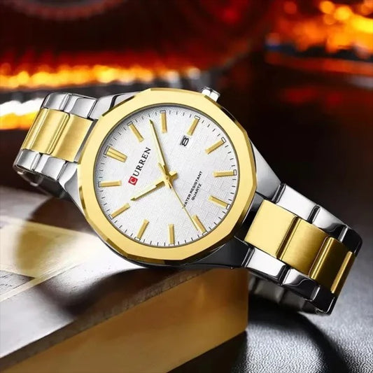 Reloj Curren Ref. 916 Plata/Dorado/Blanco