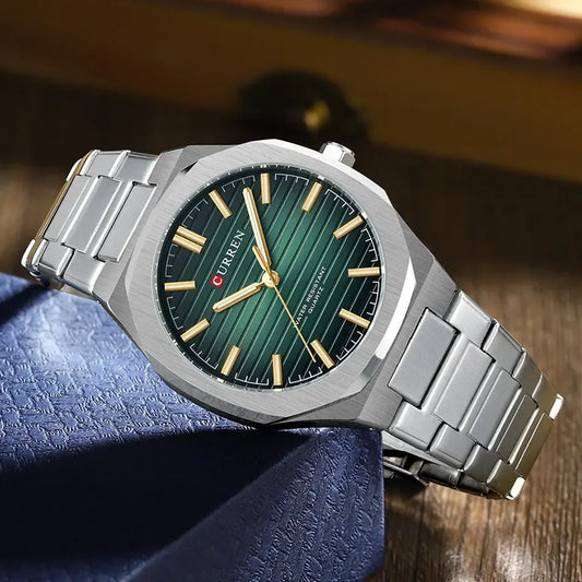 Reloj Curren 980 Plata/Verde