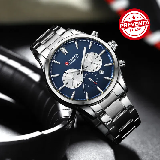 Reloj Curren 981 Plata/Azul