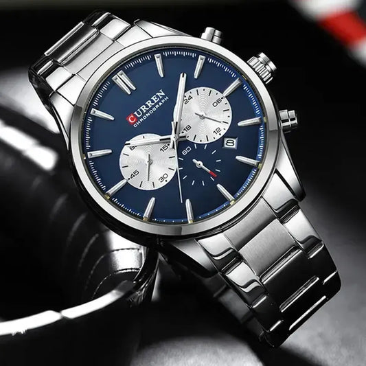 Reloj Curren 981 Plata/Azul