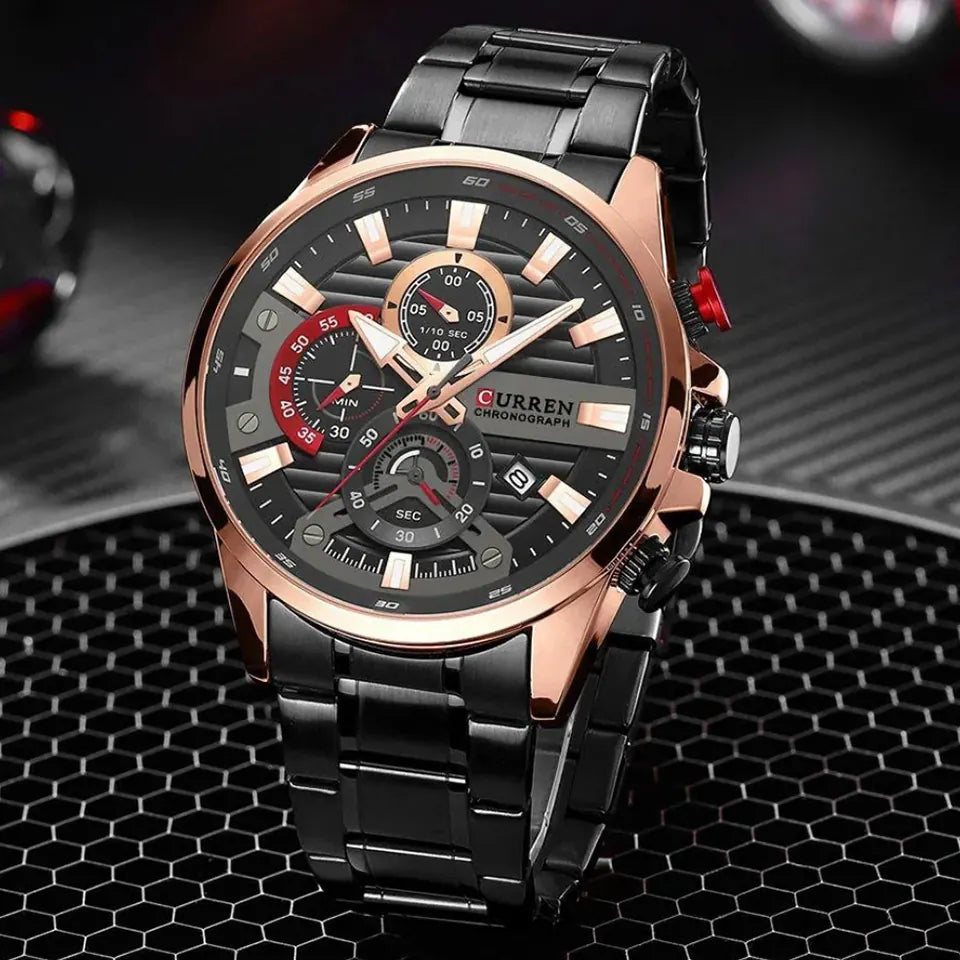 Reloj Curren 8415 Negro Cobre
