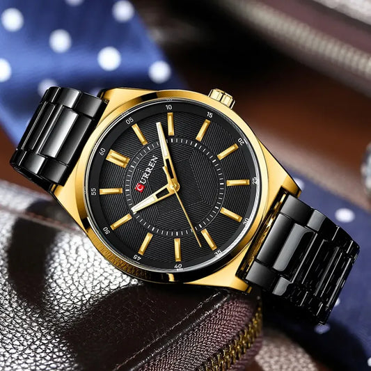 Reloj Curren 985 Negro/Dorado