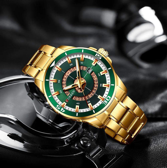 Reloj Curren 988 Dorado/Verde
