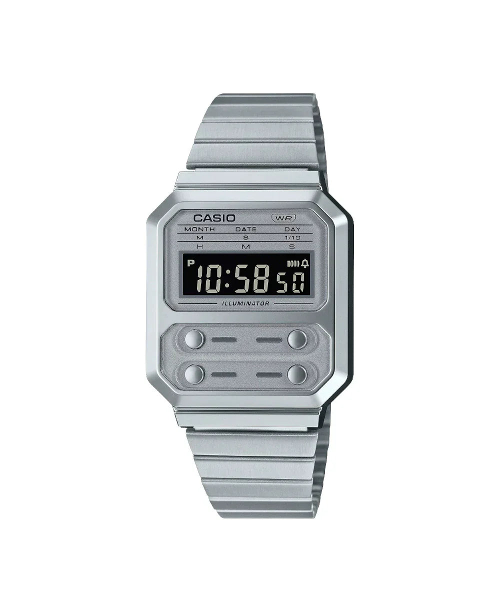 Reloj Casio Vintage A100WE-7B Plateado