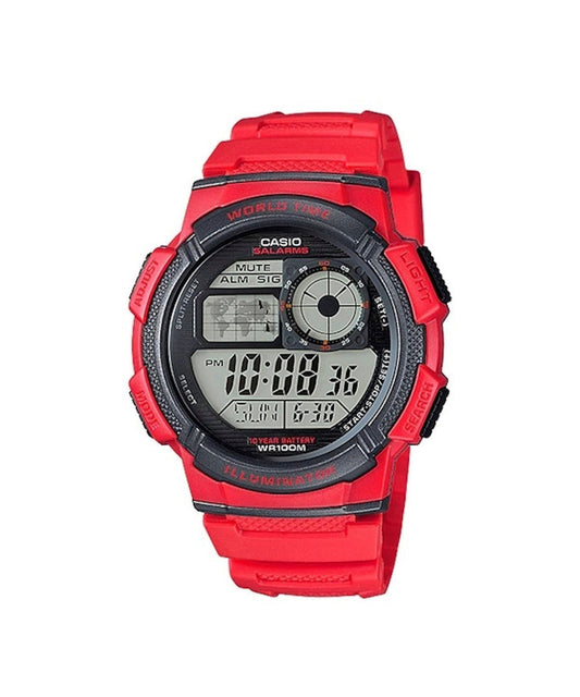 Reloj Casio AE-1000W-4AV Rojo
