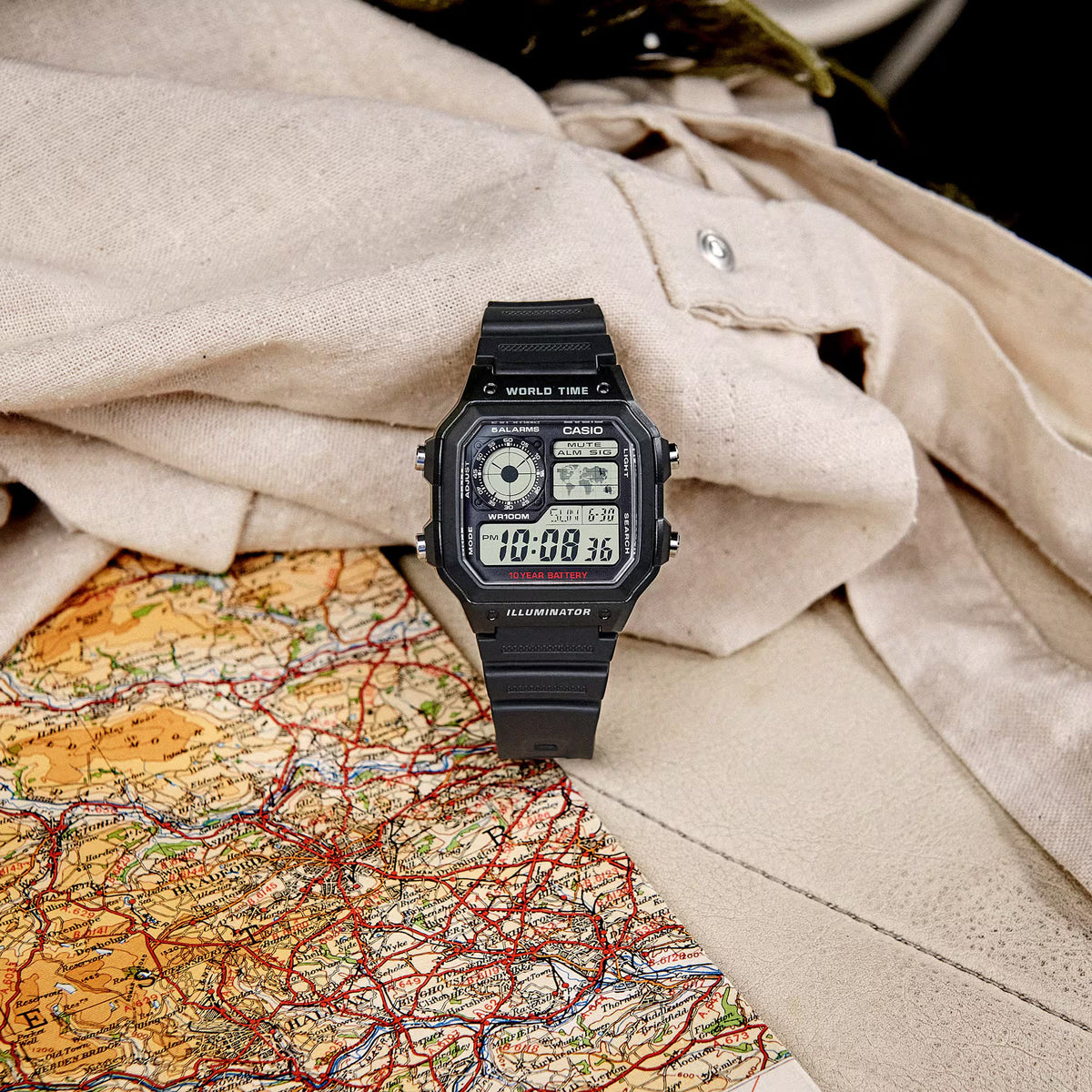 Reloj Casio AE-1200WH-1AV Negro