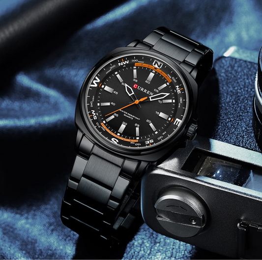 Reloj Curren 863 Negro/Negro