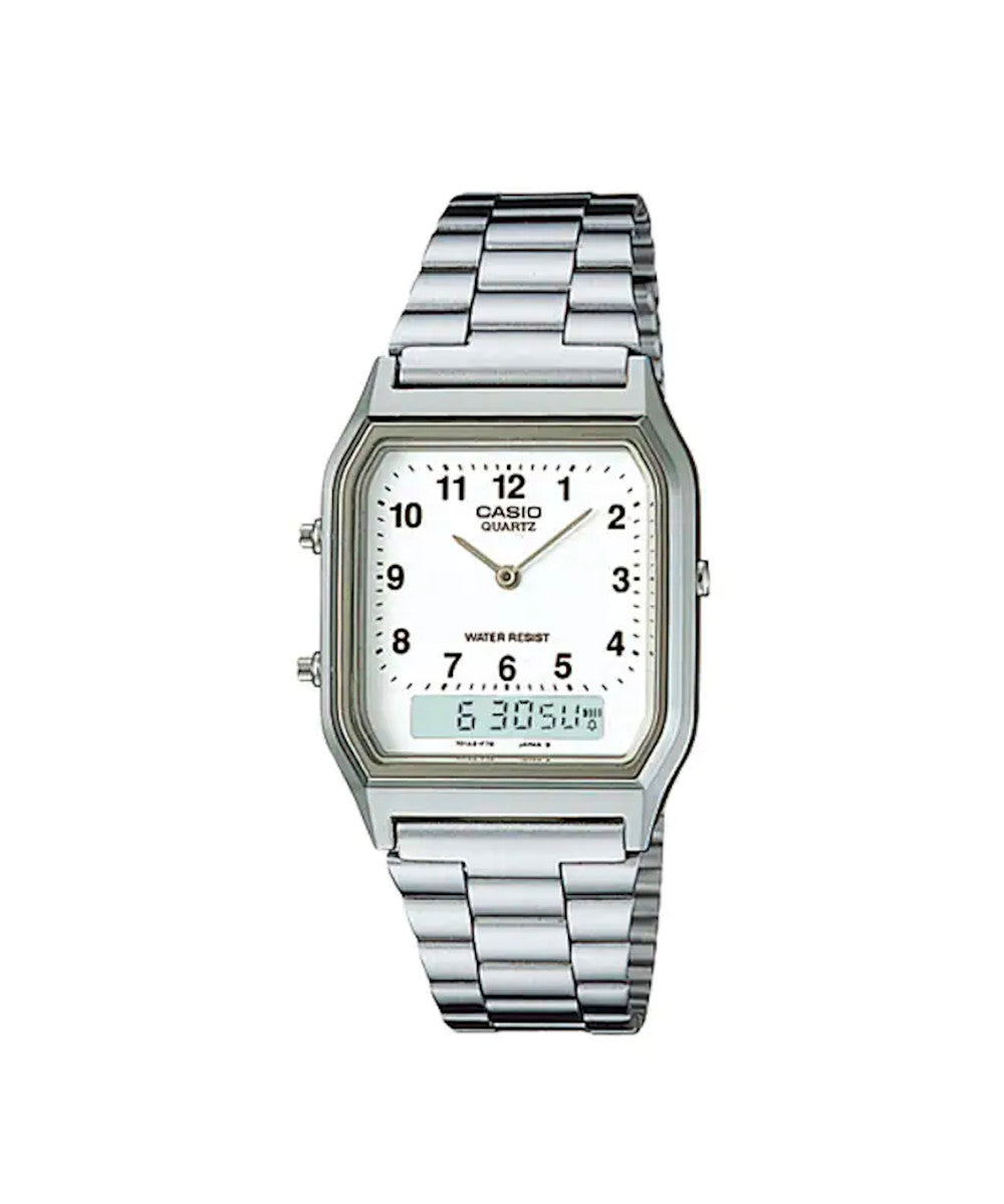 Reloj Casio Vintage AQ-230A-7BMQ Plateado