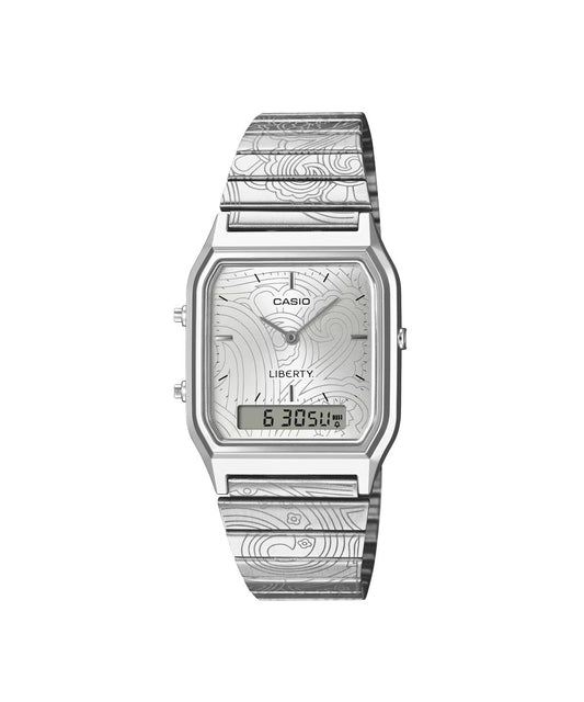 Reloj Casio Vintage AQ-230ELT-7A Plateado