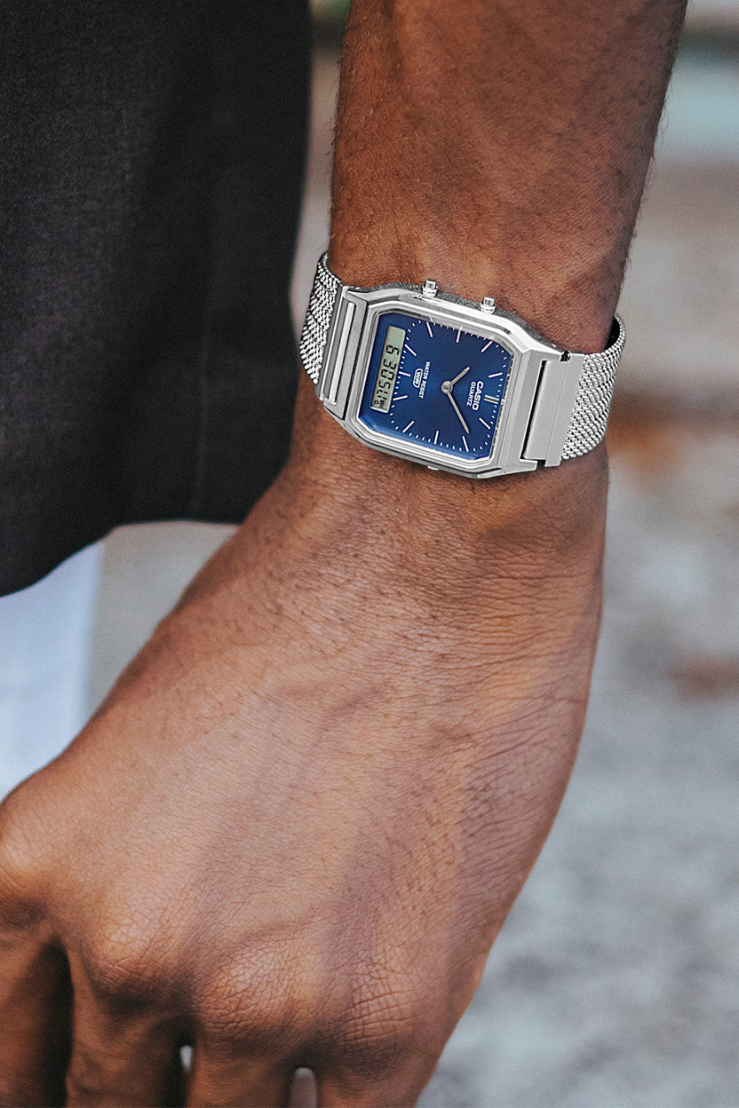 Reloj Casio Vintage AQ-230EM-2A Azul
