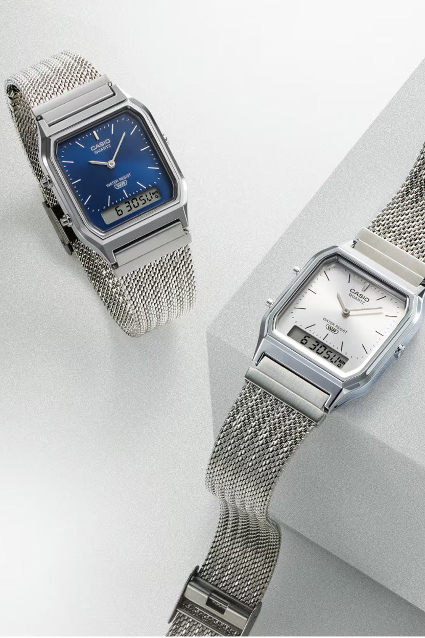 Reloj Casio Vintage AQ-230EM-7A Plateado