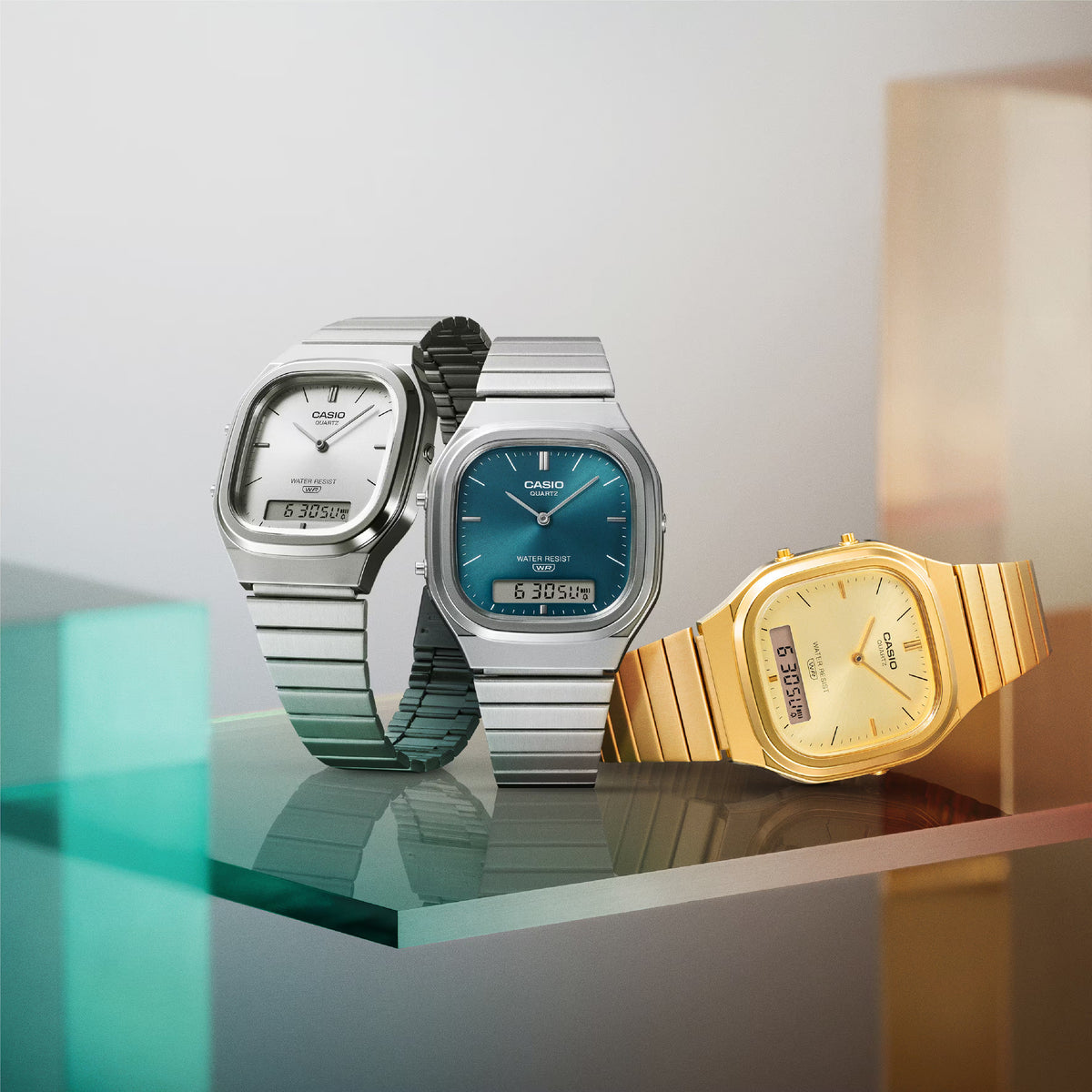 Reloj Casio Vintage AQ-240E-7A Plateado