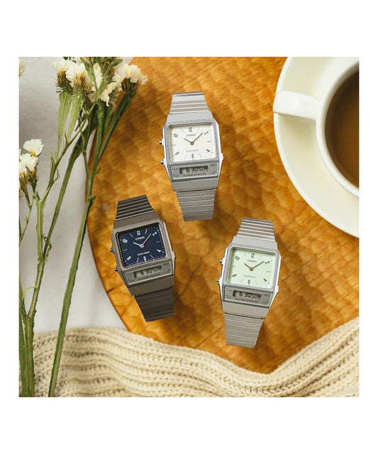 Reloj Casio Vintage AQ-800E-7A2 Plateado