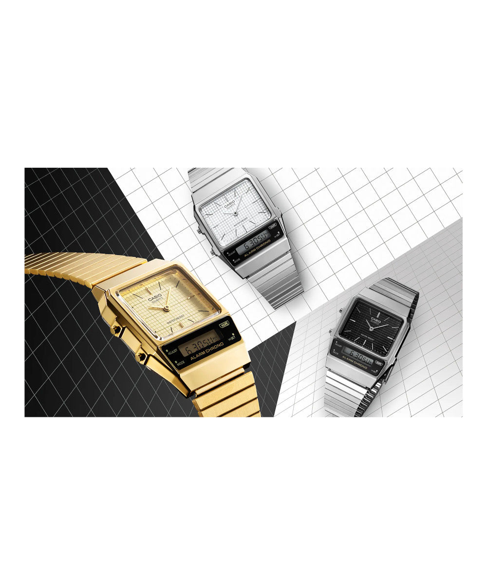 Reloj Casio Vintage AQ-800EG-9A Dorado