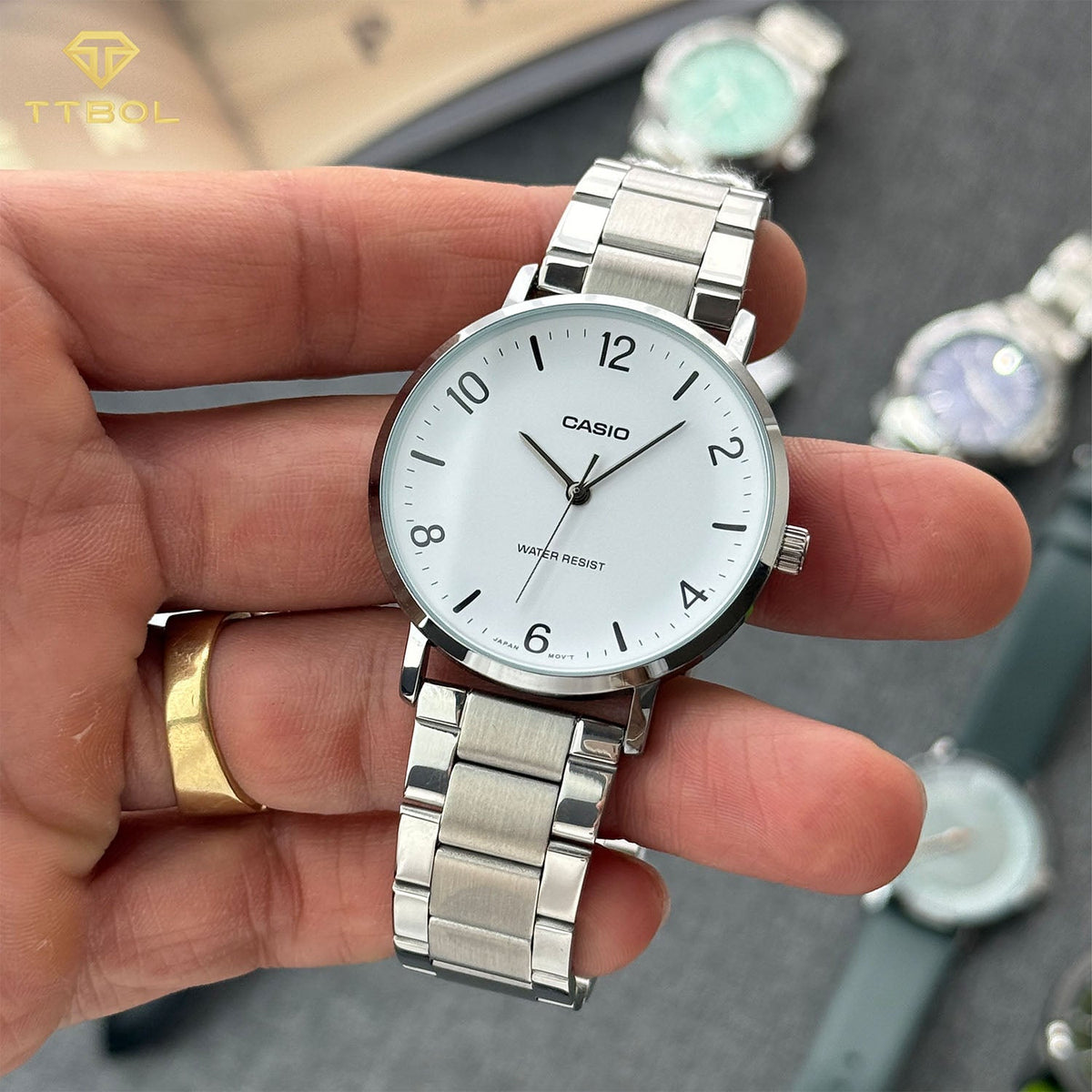 Reloj Casio MTP-VT03D-7B Blanco
