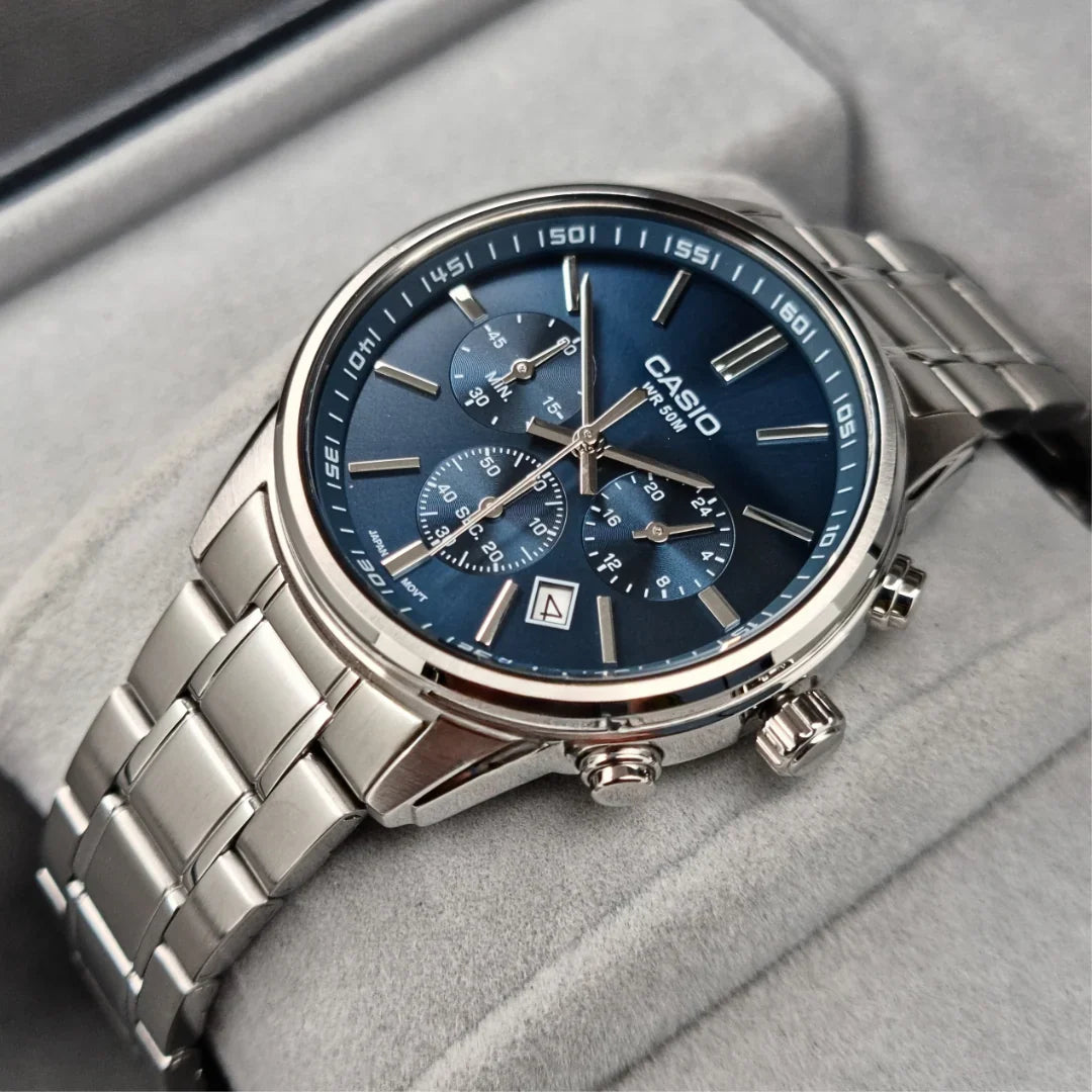 Reloj Casio MTP-E515D-2A1V Azul