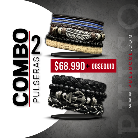 COMBO 1529: 2 PULSERAS X $68.990
