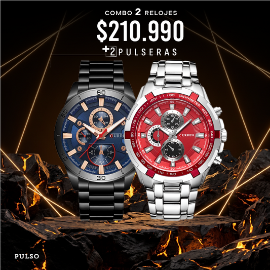 COMBO 336: 2 RELOJES X $210.990