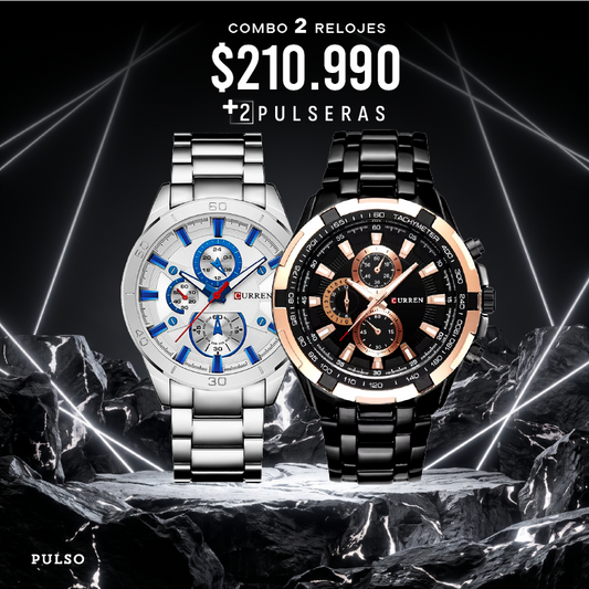 COMBO 337: 2 RELOJES X $210.990