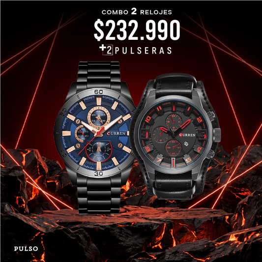 COMBO 341: 2 RELOJES X $232.990