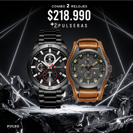 COMBO 345: 2 RELOJES X $218.990