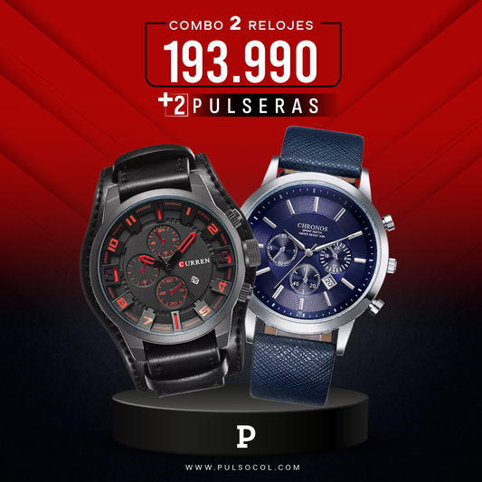 COMBO 346: 2 RELOJES X $193.990