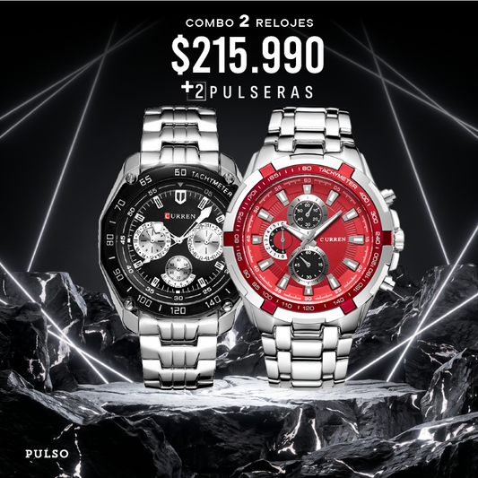 COMBO 353: 2 RELOJES X $215.990