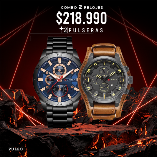 COMBO 363: 2 RELOJES X $218.990