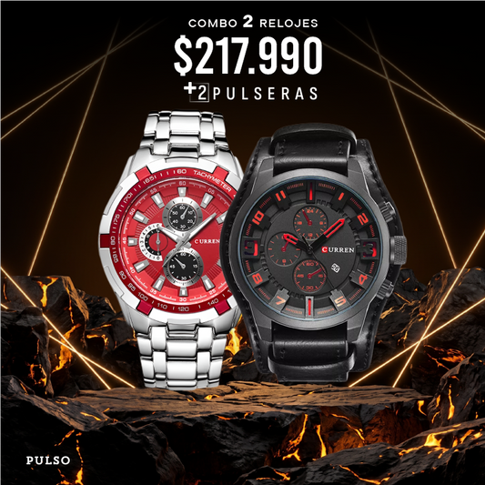 COMBO 384: 2 RELOJES X $217.990